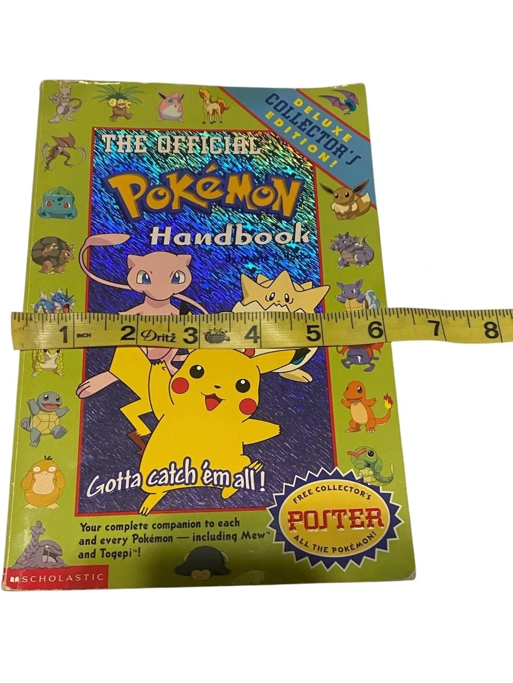 Official Pokemon Handbook by Maria S. Barbo 1999 Scholastic Paperback Collectors